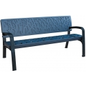 Banc en plastique, piétement compris, 100% recyclable