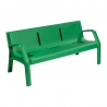 Banc Alvium en plastique 100% recyclable vert